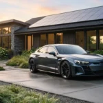 Different types of electric cars including EV sedan SUV and pickup truck models