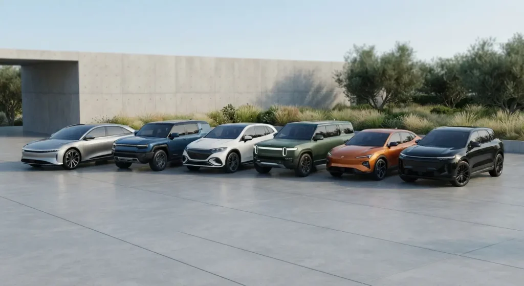 Electric SUV lineup comparison for 2026