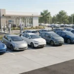Used electric cars for sale at a certified EV dealership