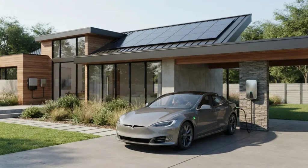Comparison between electric car charging costs and gasoline fuel costs