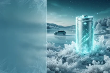 Sodium-ion battery technology explained, showing how sodium ions move between the cathode and anode to store and release energy.